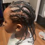 Kids Braided ponytail