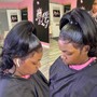 Ponytail Quickweave and  Relaxer