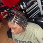 Full loc dye shoulder length Locs