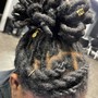 Loc Re-twist Any Updo that takes 1hr or Longer