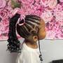 Kid's Braids (own hair) $60