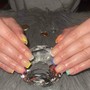 Long/Acrylic Nails-Dip/ Cuticle Clean Up