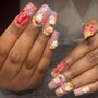 Add Candy/ 3D nail art short/medium