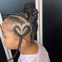 Large Lemonade/Braided Ponytail