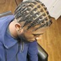 Individual Braids, Men's Cut