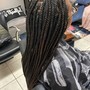 Medium Knotless Braids