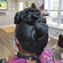 Updo style/Ponytail