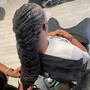 Kid's Cornrows with weave