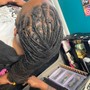 Kid's Cornrows with weave