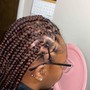 Braided Ponytail w/ Large Braids