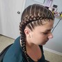 Medium Braided Ponytail $85