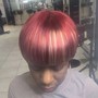 Relaxer and pixie style