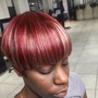 Relaxer and pixie style