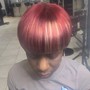 Relaxer and pixie style