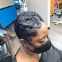 Shampoo & Finger Twist/ comb twist short hair