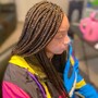 Small Traditional Box Braids