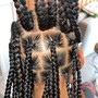 Large Knotless braids