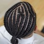 Men Plaits Full Head/Shaved Sides