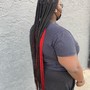 Large Knotless Braids