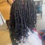 Distressed Loc Extensions w/hair included