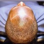 Bald head Thermal shave