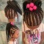 Kid's Cornrows with Hair (depending on hair length)