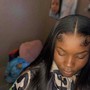 Closure wig install