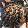 Kid's knotless braids