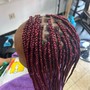 Cornrows with hair extensions