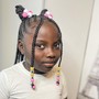 Kid's large Knotless braids