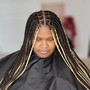 Boho knotless braids (medium)