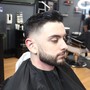 Haircut and beard  /hot towel shave