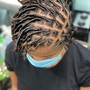 Textured Locs Mid back