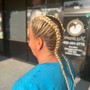 2 feed in braids