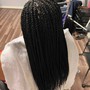 Small Box Braids Waist Length