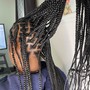 10- 12  feed in braids