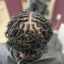 Dreadlocks small retwist