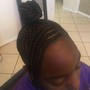 Touch up  Box Braids or knotless braids