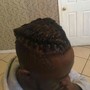 Men Cornrows without designs