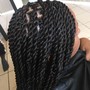 Cornrows on Nature hair for girls and ladies