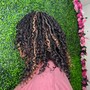 Large Straight Back Braids Feed In