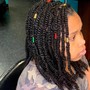 Synthetic crochets box braids