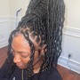 Nikki Bohemian Bali Locs w/Human/Syn Blend & Synthetic Locs w/Human Ends BUTT LENGTH