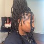 Loc Retwist 10-50Count(Top of Head w/shaved sides)