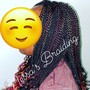 Crochet Braids with Braided Hair