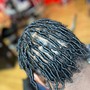 Adult starter Locs on at neck to shoulder length