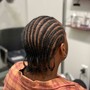 Braid down for wigs with wash/blowdry