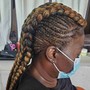 Ponytail braids