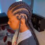 Cornrows w/ wash included & hair if needed