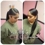 Ponytail/ Buns(natural & relaxed hair)